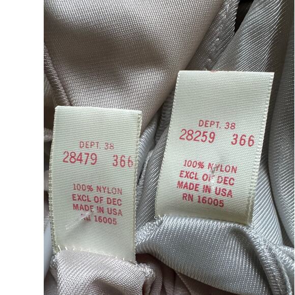 American Vintage Sears openback Nightgown & robe set pink gray medium - Picture 14 of 16